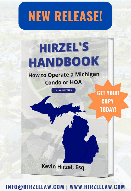 Hirzel’s Handbook, Third Edition: Updated Guide for Michigan Community Associations