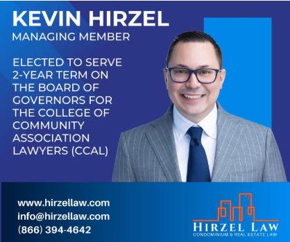 Kevin Hirzel Elected to the Board of Governors for CCAL
