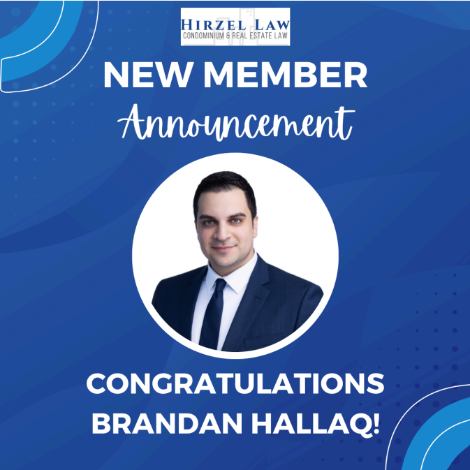 Brandan A. Hallaq Promoted to Member at Hirzel Law